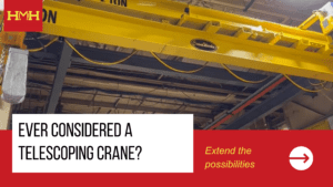 Telescoping crane with text, 